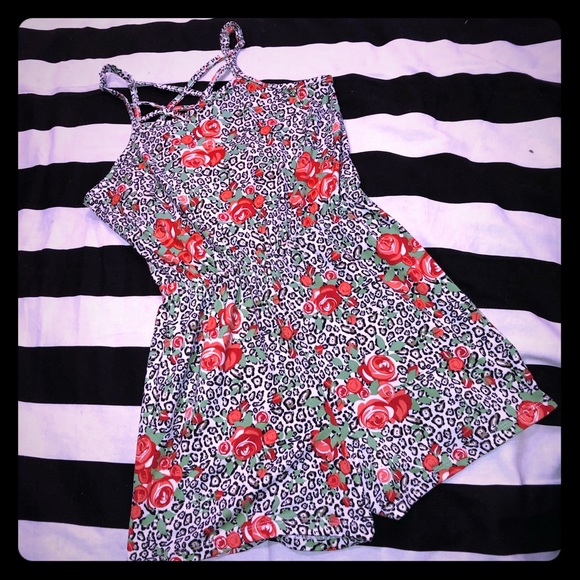 Poof! Other - {Poof Girl} 🍭Leopard & Roses Girls Romper